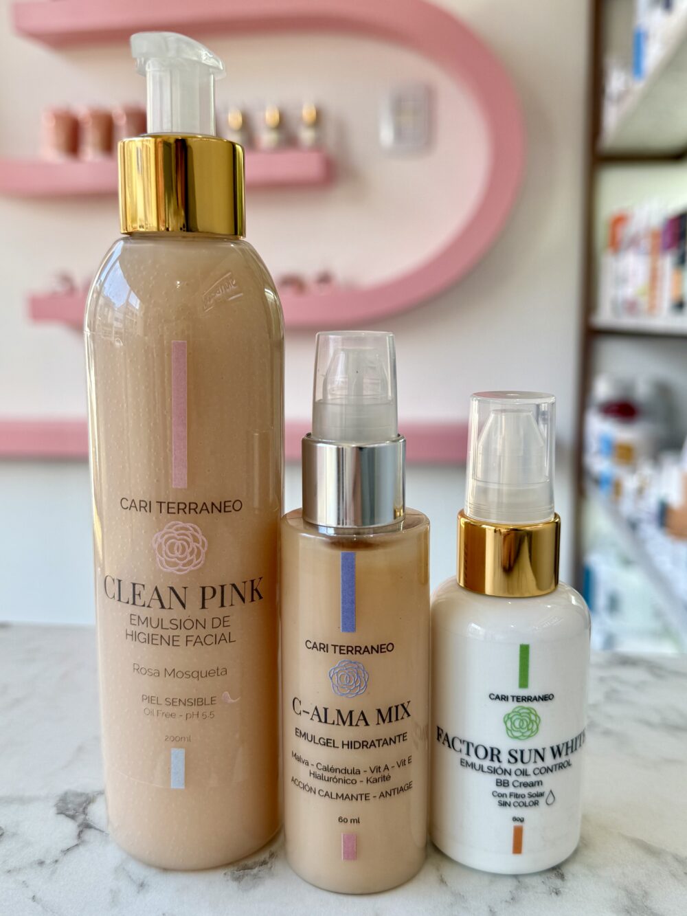 Kit básico para pieles mixtas - Cari Terraneo