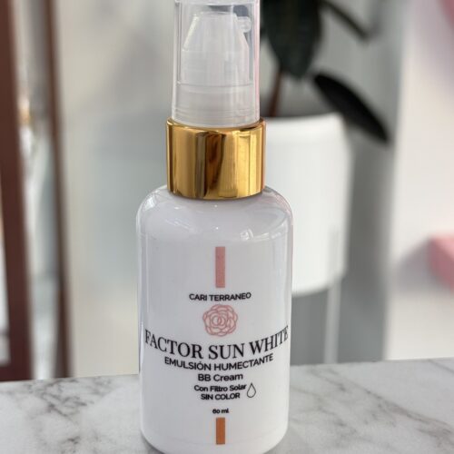Factor Sun White: protector solar sin color pieles secas sensibles  - Cari Terraneo