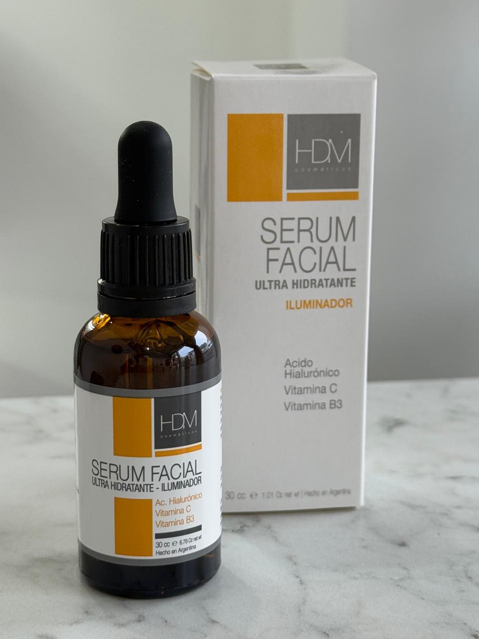 Serum facial ultra hidratante-iluminador - HDM