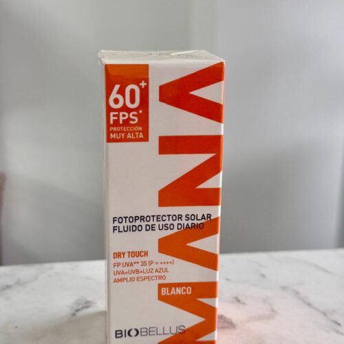 Mana tono blanco: Protector solar 60+ FPS - Biobellus