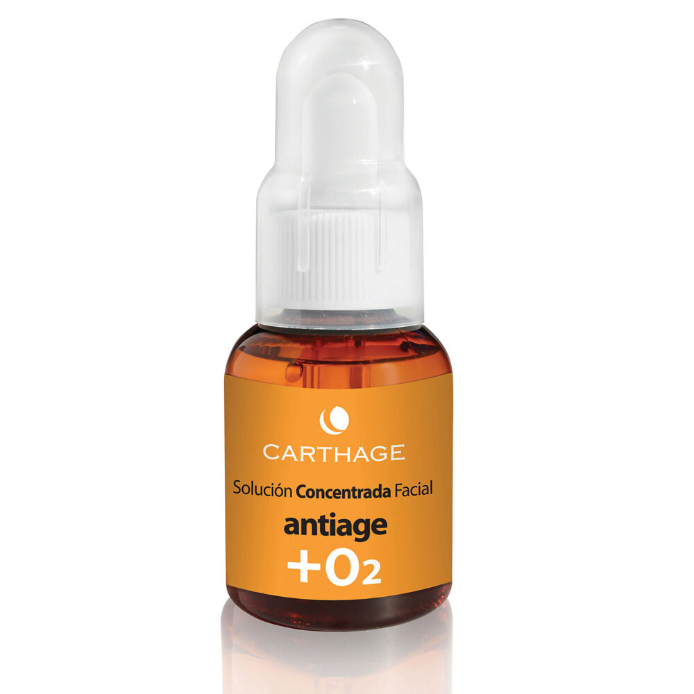 Solución concentrada facial antiage + o2 - Carthage
