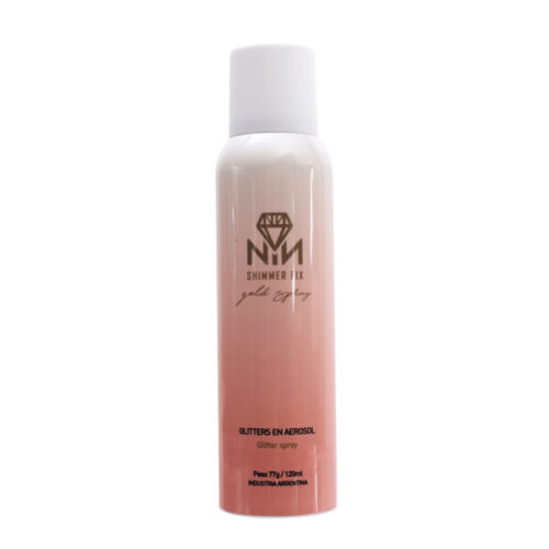 Shimmer fix spray – glitters en aerosol – gold - Nathacha Nina