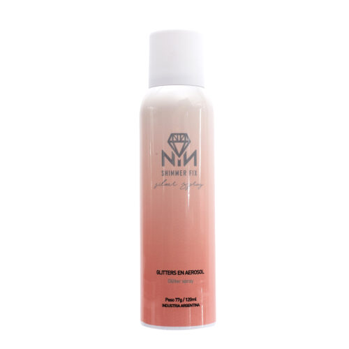 Shimmer fix spray – glitters en aerosol – silver - Nathacha Nina