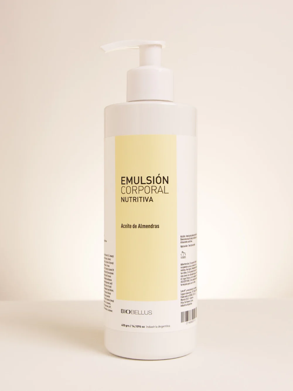 Emulsión Nutritiva con Aceite de Almendras - Biobellus