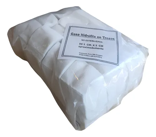 594 - Gasas no estériles con anmat - 5x5   500 gr