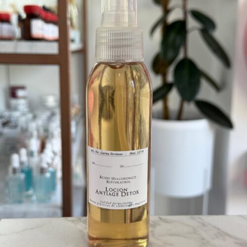 Loción antiage detox - ácido hialurónico + resveratrol - Cari Terraneo