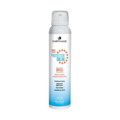 690 - PROTECTOR SOLAR SPRAY - SPF55 - ACABADO INVISIBLE Y SECO