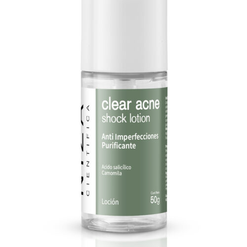 381 - CLEAR ACNÉ SHOCK LOTION - LOCIÓN ANTI IMPERFECCIONES PURIFICANTE - 50 GR