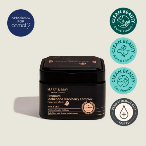424 - Mary&May Premium Idebenone Blackberry Complex Essence Mask 20unidades/250g