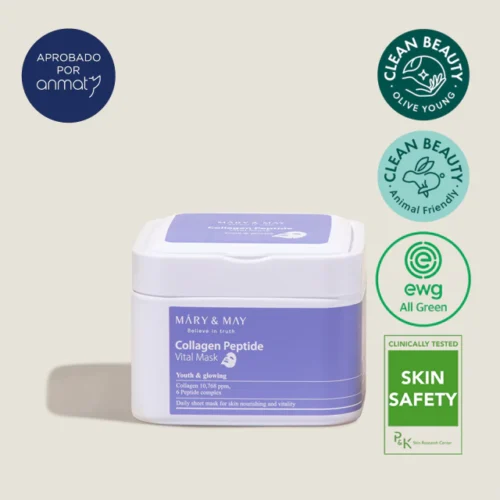 423 - Mary&May Collagen Peptide Vital Mask 30ea/400g