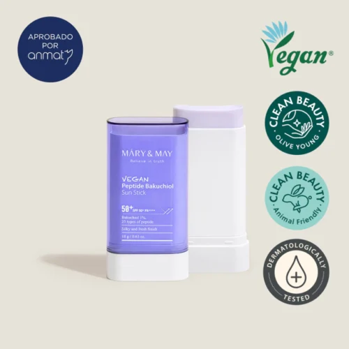 439 - Mary&May Vegan Peptide Bakuchiol Sun Stick SPF50+ PA++++ 18g