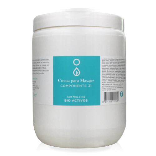 866 - CREMA PARA MASAJES COMPONENTE 31 X 1 KILO