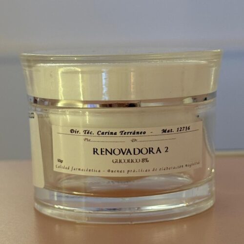 905 - CREMA RENOVADORA 2: GLICÓLICO 8% - 50 GR - CARI TERRÁNEO