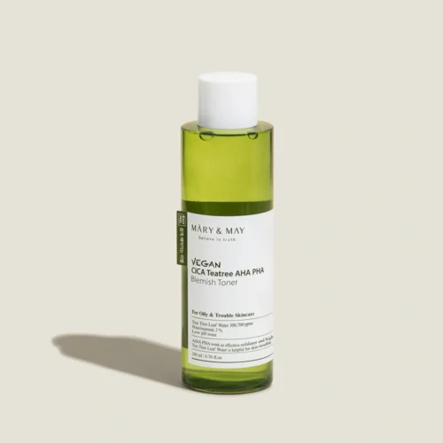 960 - Mary&May Tónico Facial Vegan CICA Tea Tree AHA PHA Blemish Toner - 200 ml