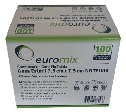 996 - GASAS ESTÉRILES 10*10 EN SOBRE - 50 SOBRES